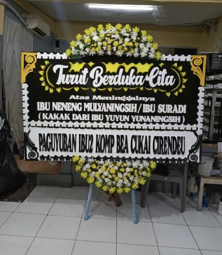 Papan Bunga Duka Tanjung Duren Utara