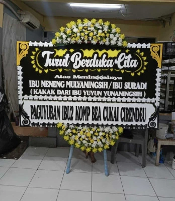 Papan Bunga di Tanjung Duren Utara